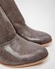 botki damskie BOTKI KWOBOJKI NA 5 CM KLOCKU - SKÓRA NATURALNA - MODEL 483 - KOLOR SZARY 4