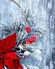 wianki bożonarodzeniowe Świąteczny wianek na obręczy 2