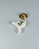 biżuteria męska Pin Broszka z Porcelany Origami Gołąbek 3