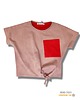 bluzki dla dziewczynki Zestaw Jill róż+malina 1