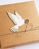 kartki scrapbooking Kartka, personalizacja, pudełko, koperta : gołąb : kwiatuszki 2
