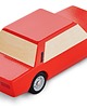 klocki i zabawki drewniane Fiat 125p - drewniany stylowy - czerwony Kanciak 3
