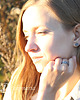 kolczyki wire wrapping Ogród miniatur - perydoty 8