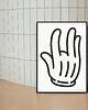 plakaty Plakat Sitodruk GLOVE 1