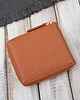 portfele damskie Portfel damski skórzany mały koniakowy poziomy z ochroną RFID KV-04-CG 7