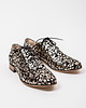 półbuty damskie Skórzane półbuty jazzówki Zapato model 246 złote kwiaty 1
