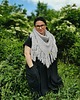 szale damskie Delikatna chusta handmade COSY szara 3