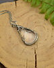 wisiory Wisiorek kryształ górski wire wrapping 2