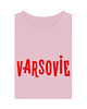 t-shirt damskie Koszulka Varsovie - różowa 2