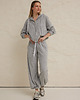 bluza z kapturem damska Bluza ELENA gray terry 1