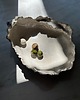 talerze, miski Ceramiczna Patera na Owoce Ostryga XXL Pearl White 2