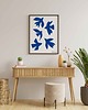 grafiki i ilustracje PLAKAT ptaki , abstrakcja, matisse, niebieski 3