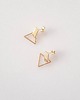 kolczyki pozłacane Kolczyki pozłacane Not Only Triangle 2