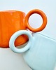 kubki Zestaw 2 kubków Orange i Baby blue/300ml/ z serii Good Vibes CLLCTV 8