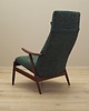 fotele Fotel zielony melanż, duński design, lata 70, produkcja: Dania 2