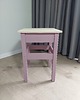 stołki Własnoręcznie malowany handmade taboret w pastelowych kolorach art deco 2