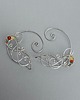 nausznice Nausznice cytryn i kolorowe agaty wire wrapping zausznice 1