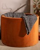 pufy do siedzenia Pufa ze schowkiem Barock miedziana 50cm 3