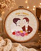 Ślub - inne Personalizowana pamiątka ślubna, haft w oprawie vintage 5