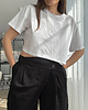 spodnie materiałowe damskie Spodnie Asymmetry Black 1