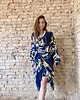 szlafroki damskie Szlafrok narzutka kimono w zjawiskowy wzór 5