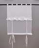 zasłony Firanowa roleta shabby chic LUNA, biała, szelki - na wymiar 3