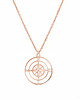 złote naszyjniki RÓŻA WIATRÓW II- srebro,złoto,różowe złoto 2