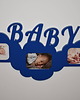 ramki na zdjęcia Multiramka ramka na zdjęcia z napisem  BABY  mdf 3 zdjęcia 1
