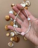 bransoletki ze szkła Bransoletka na nogę Mare Rose Shell 3