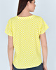 t-shirt damskie T-shirt V-Neck Cytrynka w kropki 2