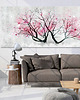 grafiki i ilustracje Grafika na płotnie Abstakcyjne drzewo- 150x60cm 1