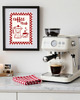 grafiki i ilustracje PLAKAT kawa, coffee club, rysunek do kuchni, grafika dla kawosza 2