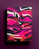 grafiki i ilustracje Plakat - abstrakcja - Abstract neon pink -  A4 lub 30x40 2