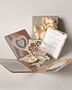 kartki scrapbooking 55 rocznica ślubu, szmaragdowe gody, exploding box, kartka 3d 2