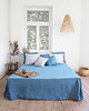koce i narzuty Lambrekin Classic DUSTY BLUE 5