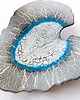 patery i talerze Patera dekoracyjno BIG LEAF- szara 2