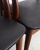krzesła Komplet czterech krzeseł tekowych, duński design, lata 70,  Orte Mobelfabrik 5