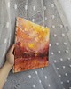 obrazy Obraz ręcznie malowany na płótnie 30x30 cm - abstrakcyjny pejzaż 3