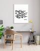 plakaty PLAKAT dekoracyjny pop art  deskorolka Keith Haring grafika 1