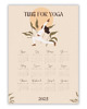 kalendarze i plannery Plakat Kalendarz 2025 Time for YOGA 1