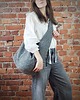 torby XXL Boogi Bag szara  torba hobo w stylu boho 5