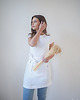 fartuchy kuchenne Lniany fartuszek zapaska PURE WHITE 4